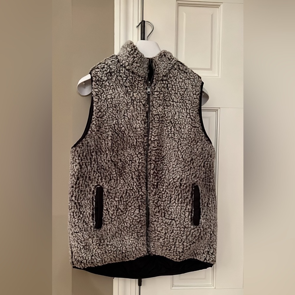 Reversible Sherpa vest (#2)